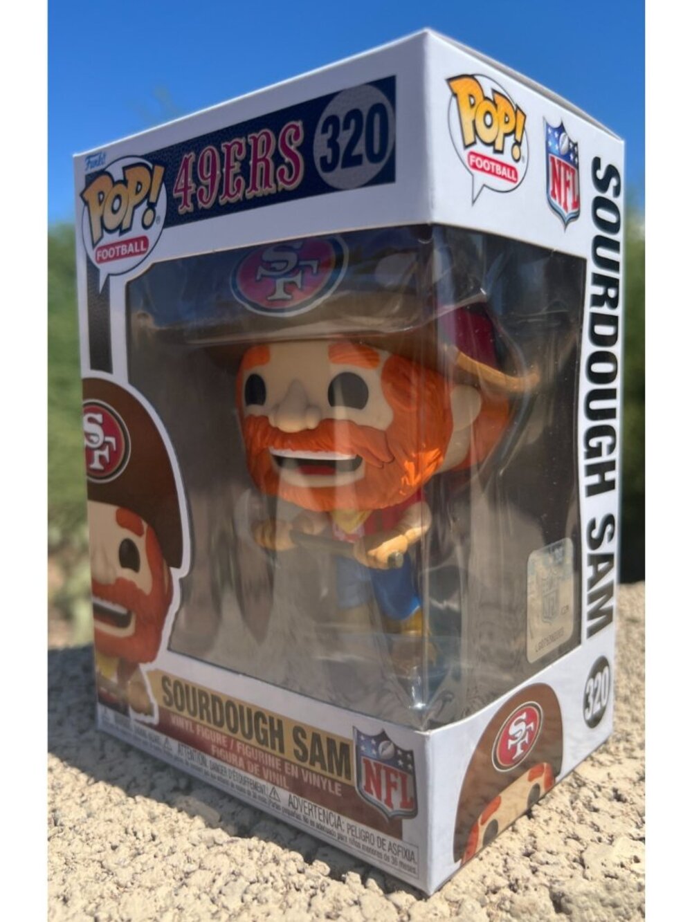 Funko Pop Football - 49ers - Sourdough Sam (#320, NEW)